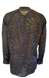 Navy Print Cotton Shirt Dries Van Noten