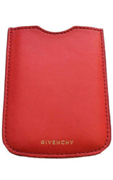 Givenchy Red Leather Phone or Credit Card Case Givenchy