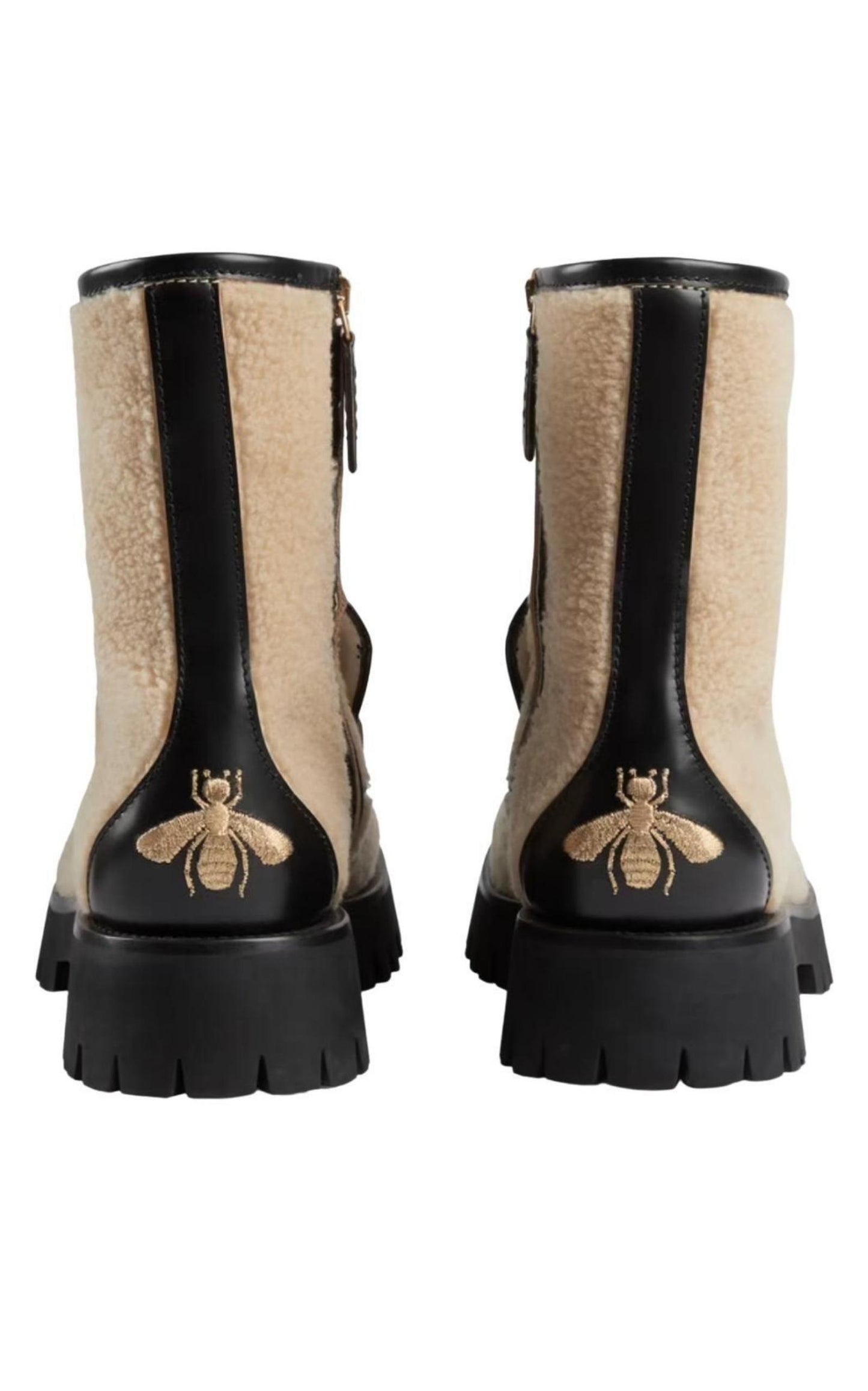 Gucci Ankle Boots With Horsebit In Neutrals