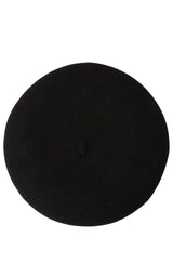 Black Felt Wool Beret Gucci