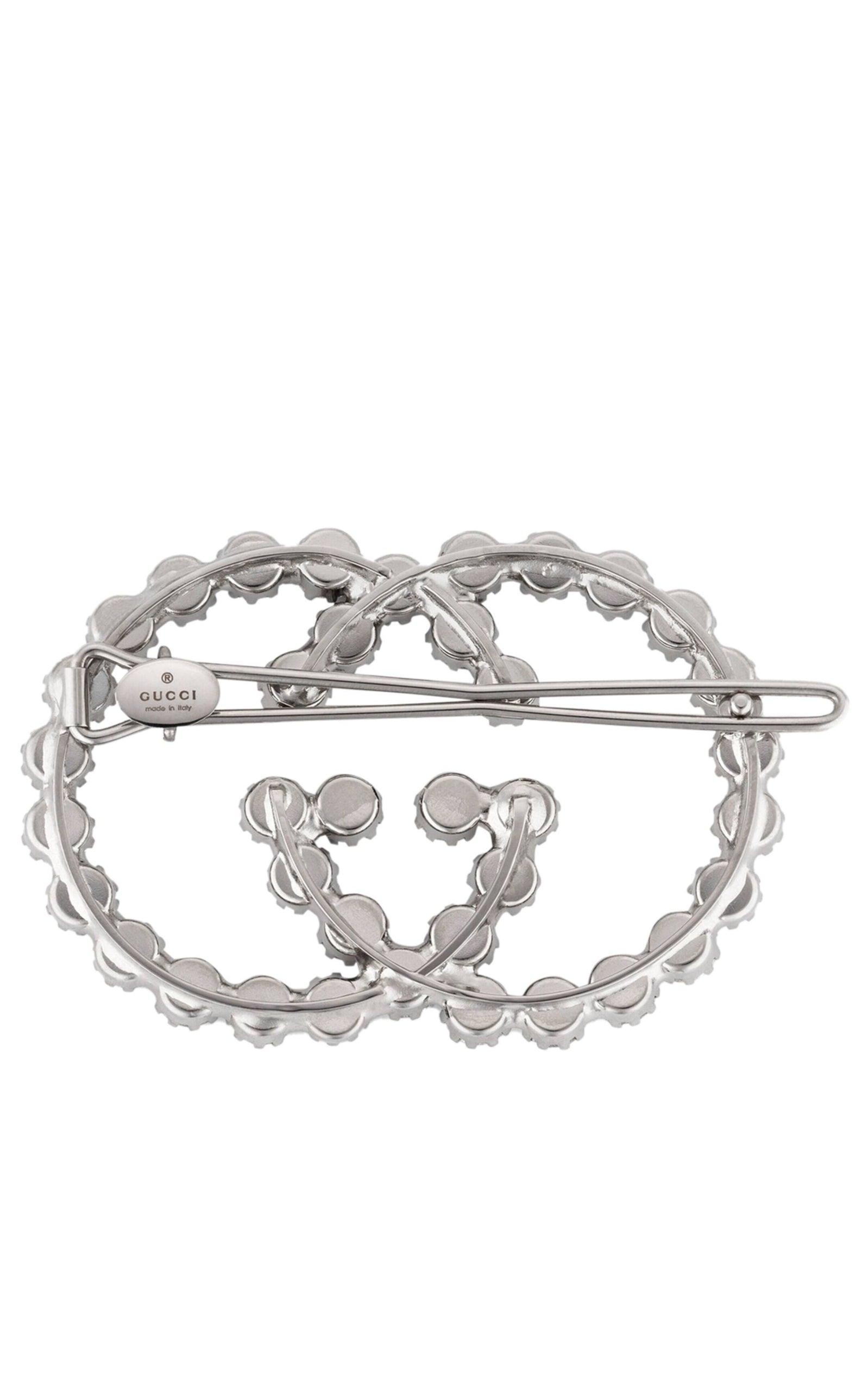 Gucci Crystal-Embellished Interlocking G Hair Clip