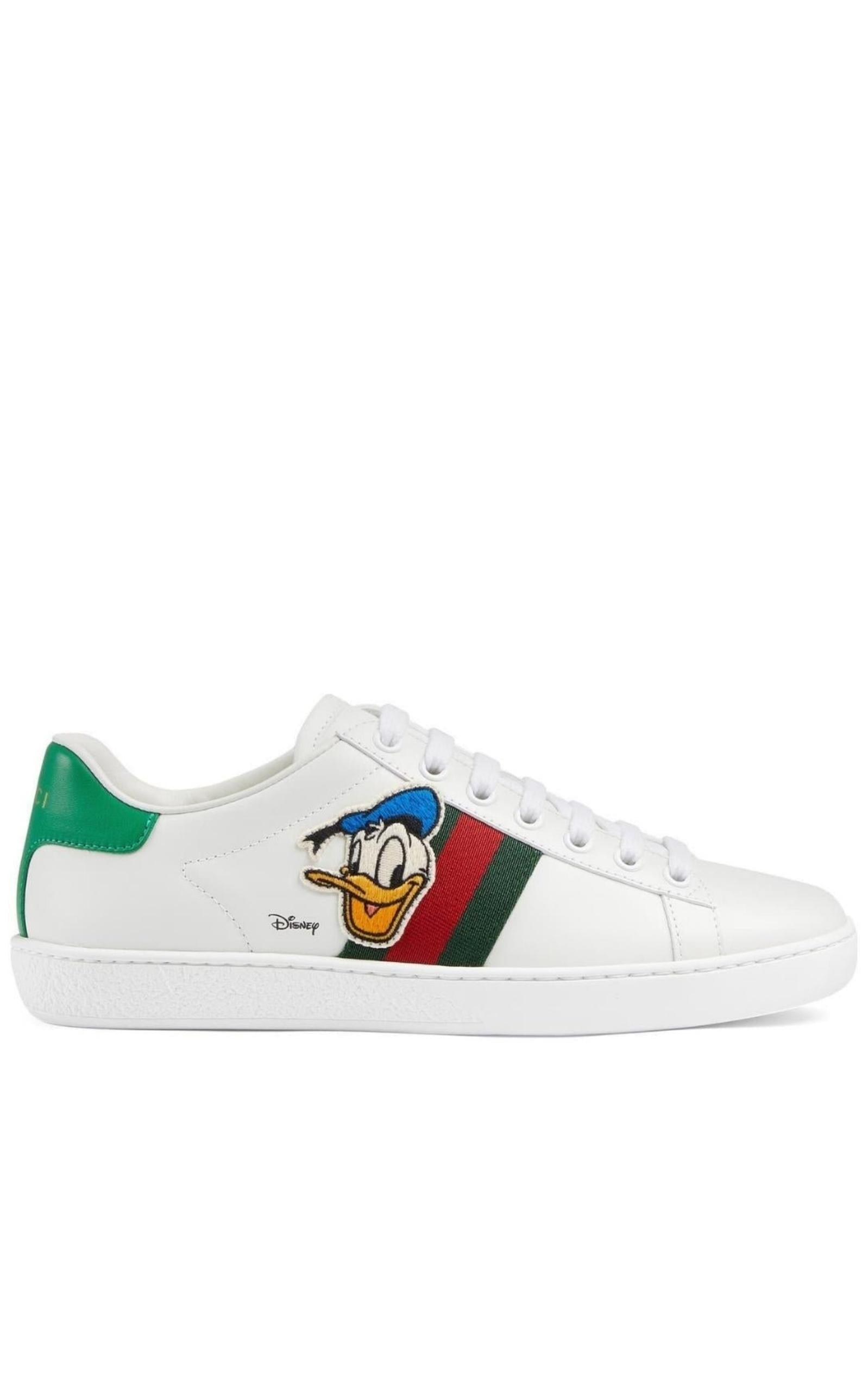 Disney Ace Leather Sneakers Gucci