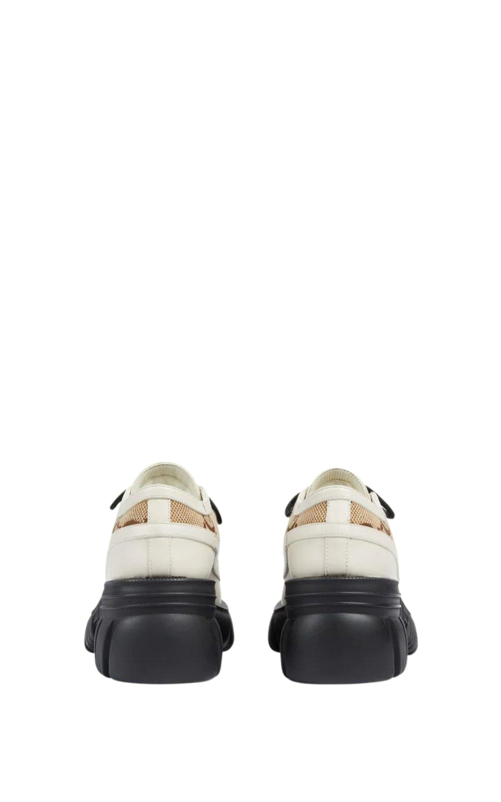 GG Panelled Lace-up Shoes Gucci