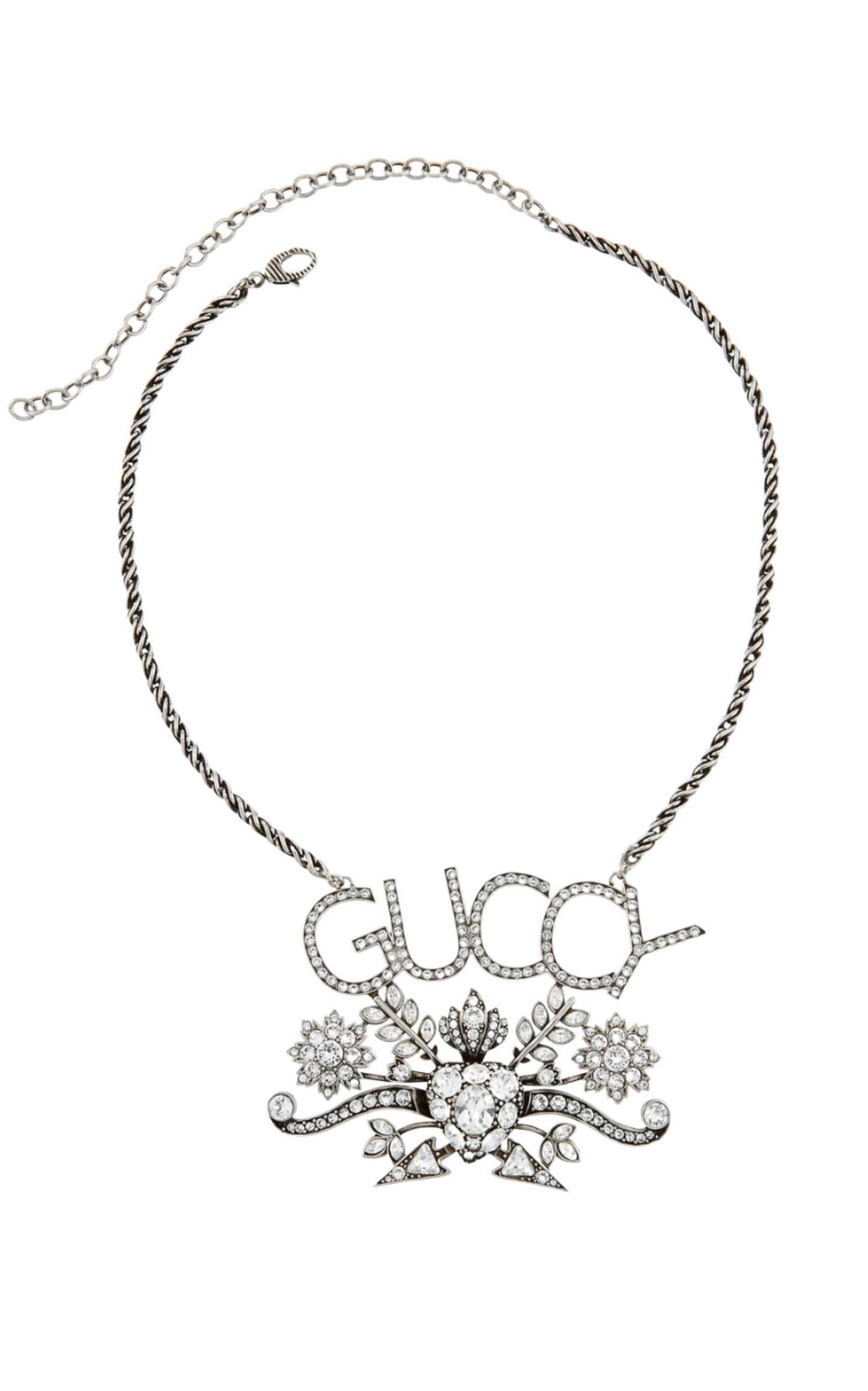 GUCCY Crystal Necklace Gucci