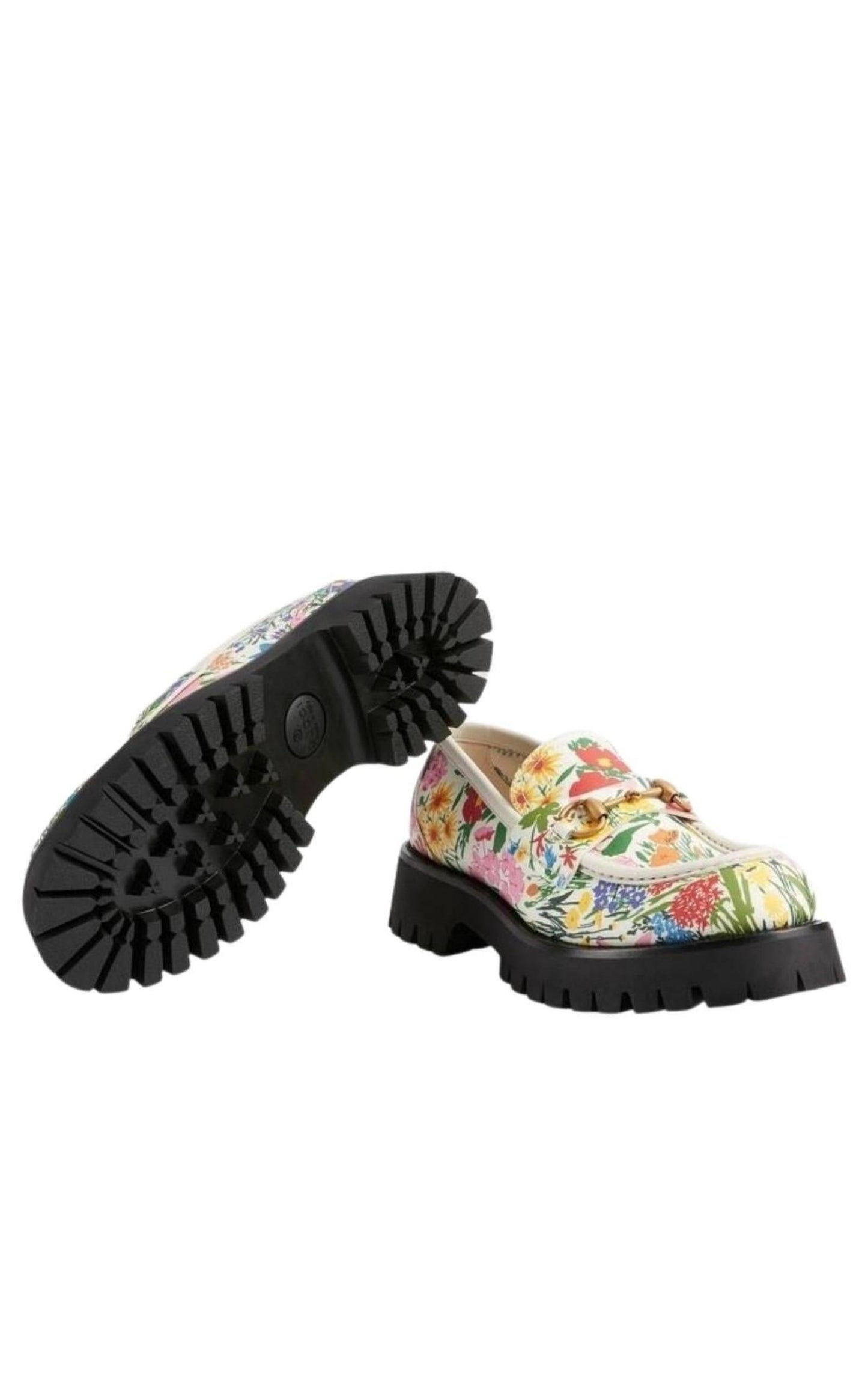 Ken Scott Print Lug Sole Loafers Gucci