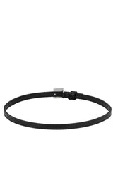 Gucci Leather Choker with Square GG