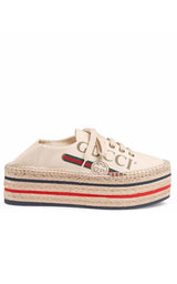 Logo Platform Espadrilles Gucci