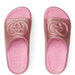 Gucci Miami GG-Embossed Glittered Rubber Slides - Runway Catalog