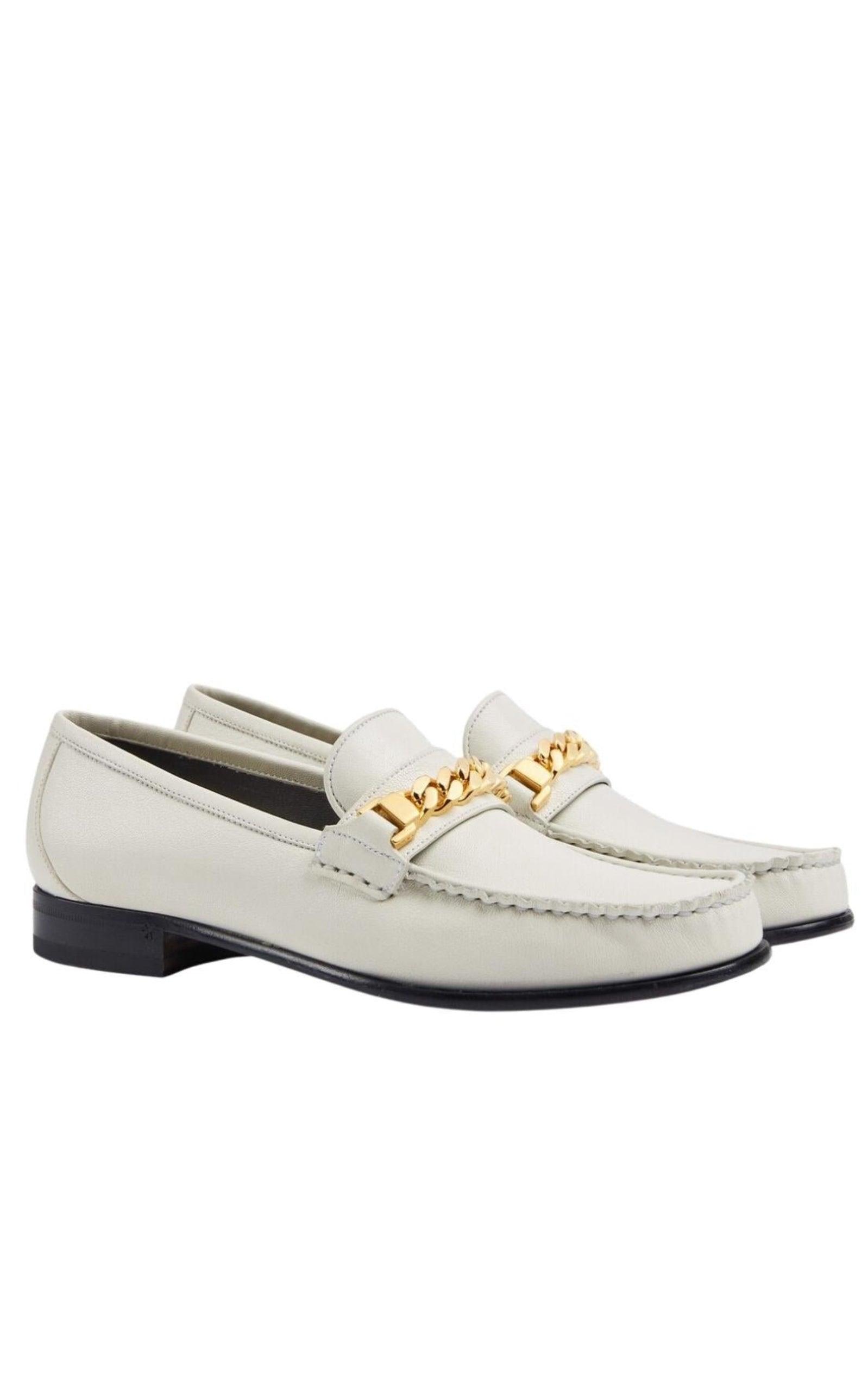 Off-White Curb Chain Loafers Gucci