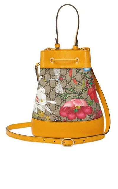 Ophidia Flora Pattern Backpack Gucci