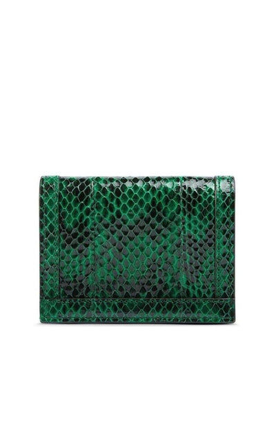 Ophidia Snake Skin Card Case Gucci