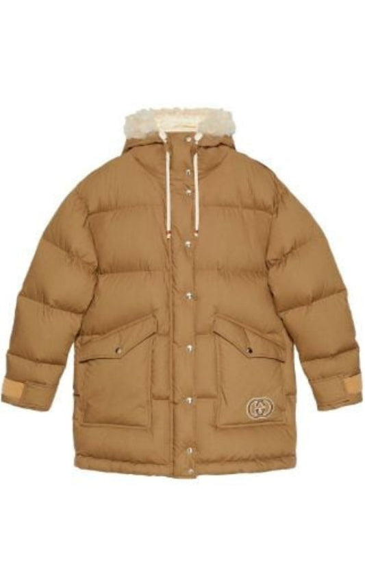 Padded Cotton Puffer Jacket Gucci