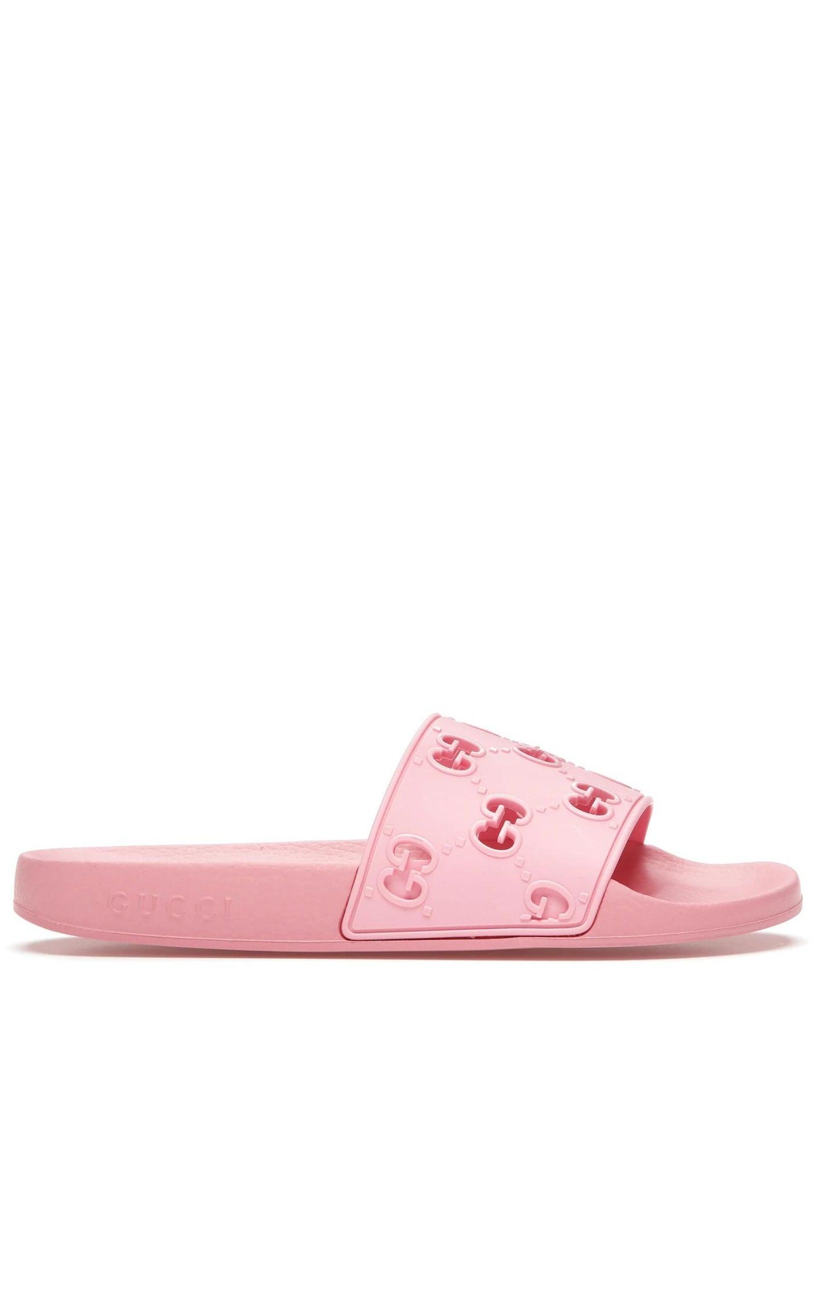 Rose GG Slide Sandal Gucci