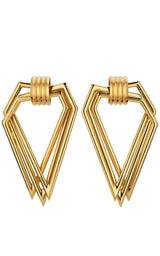 Stacked Triangle Clip-On Earrings Gucci