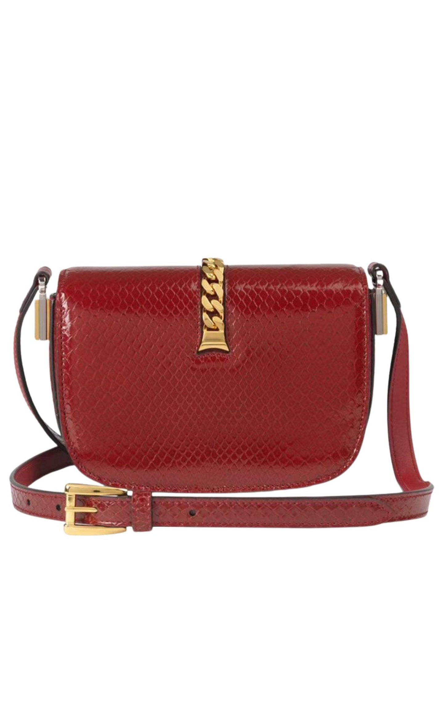 Gucci Sylvie 1969 Python Mini Shoulder Bag - Runway Catalog