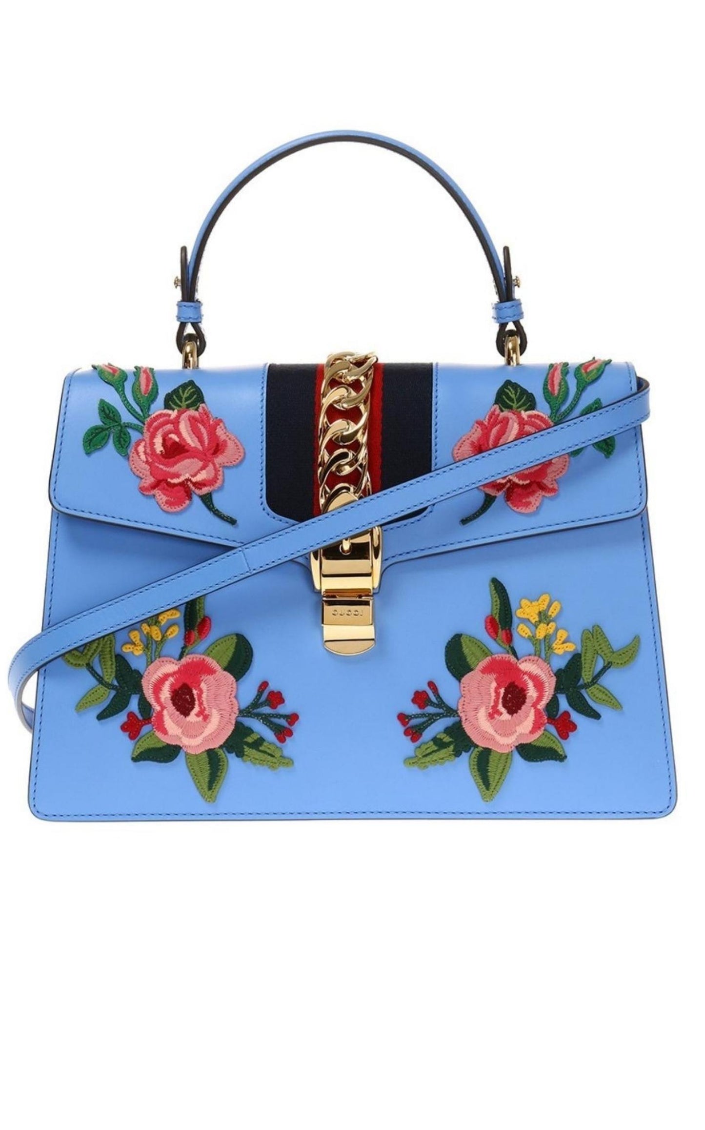 Gucci Sylvie Leather Shoulder Bag