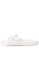 White GG Slide Sandal Gucci