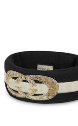 Wool Interlocking G Headband Gucci