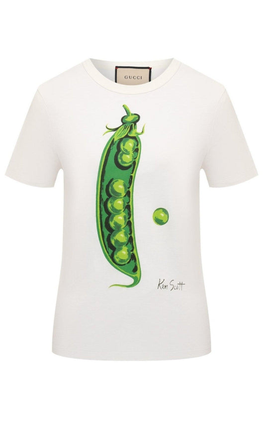 x Ken Scott Pea Print T-shirt Gucci