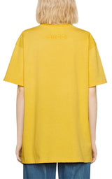 X Ken Scott-Print Cotton T-Shirt Gucci