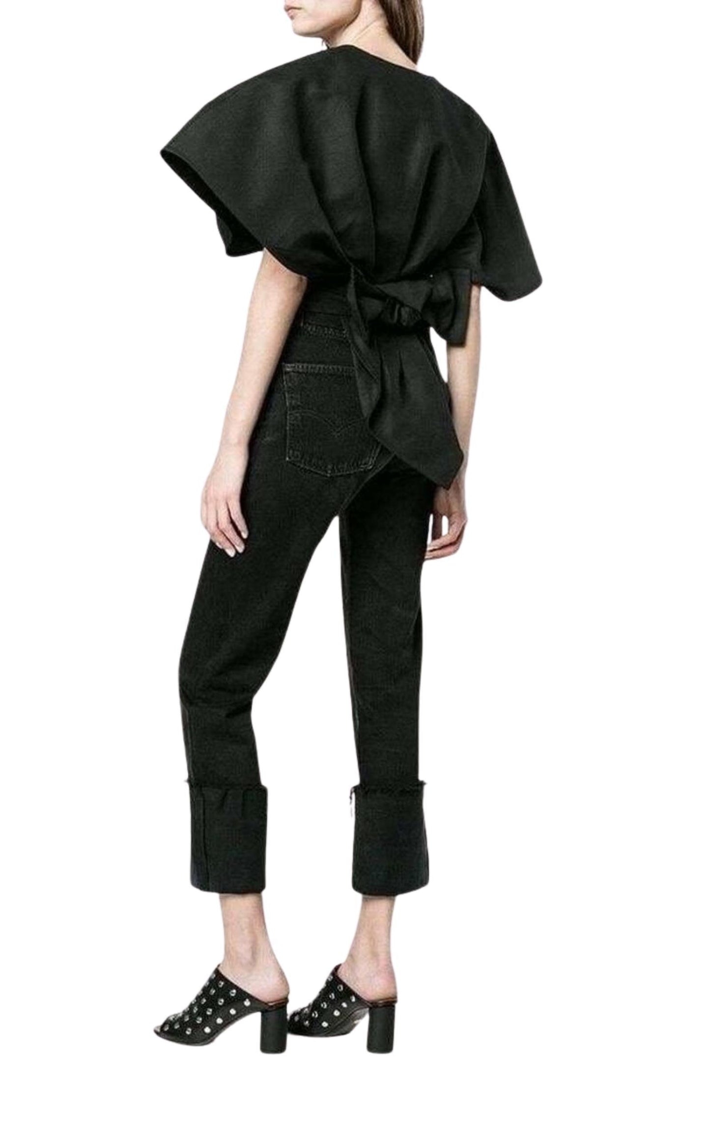 Cropped Bolero Wrap Blouse Jacquemus