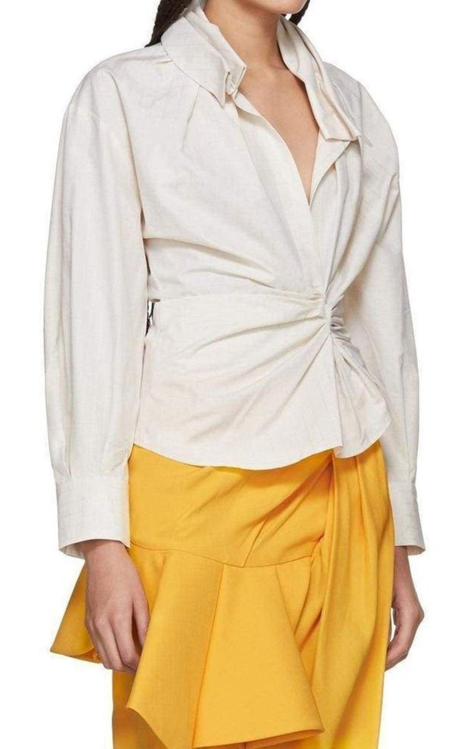 La Chemise Belem Blouse Top Jacquemus