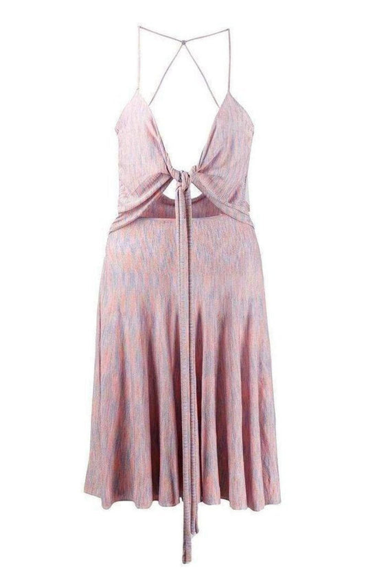 Pink Monaco Wrap Dress Jacquemus