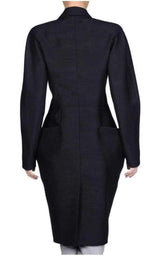 Hourglass Wool Coat Jean Paul Gaultier