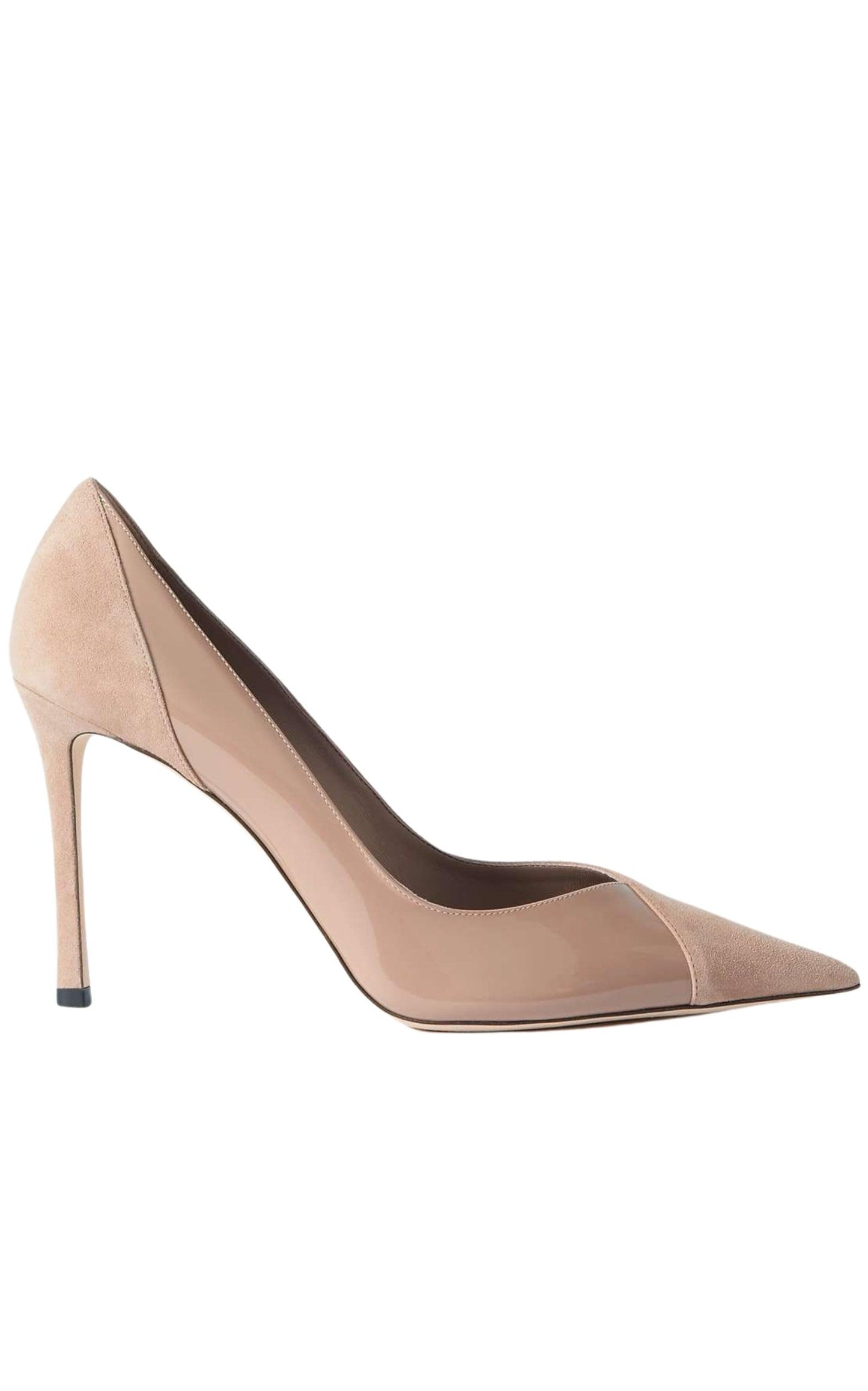 Cass 95 Suede and Patent Leather Pumps Jimmy Choo