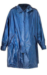 Juun J Blue Oversized Raincoat