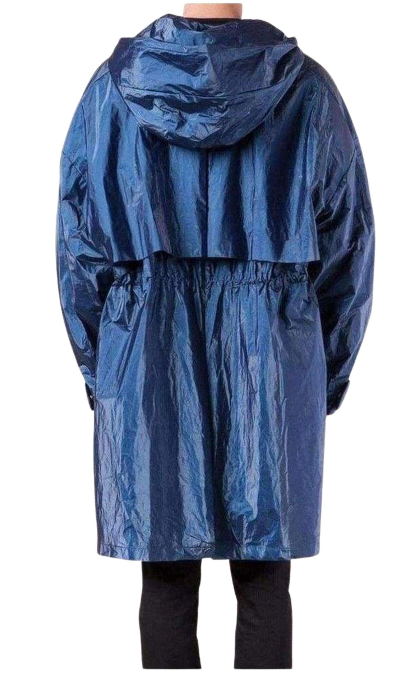 Juun J Blue Oversized Raincoat