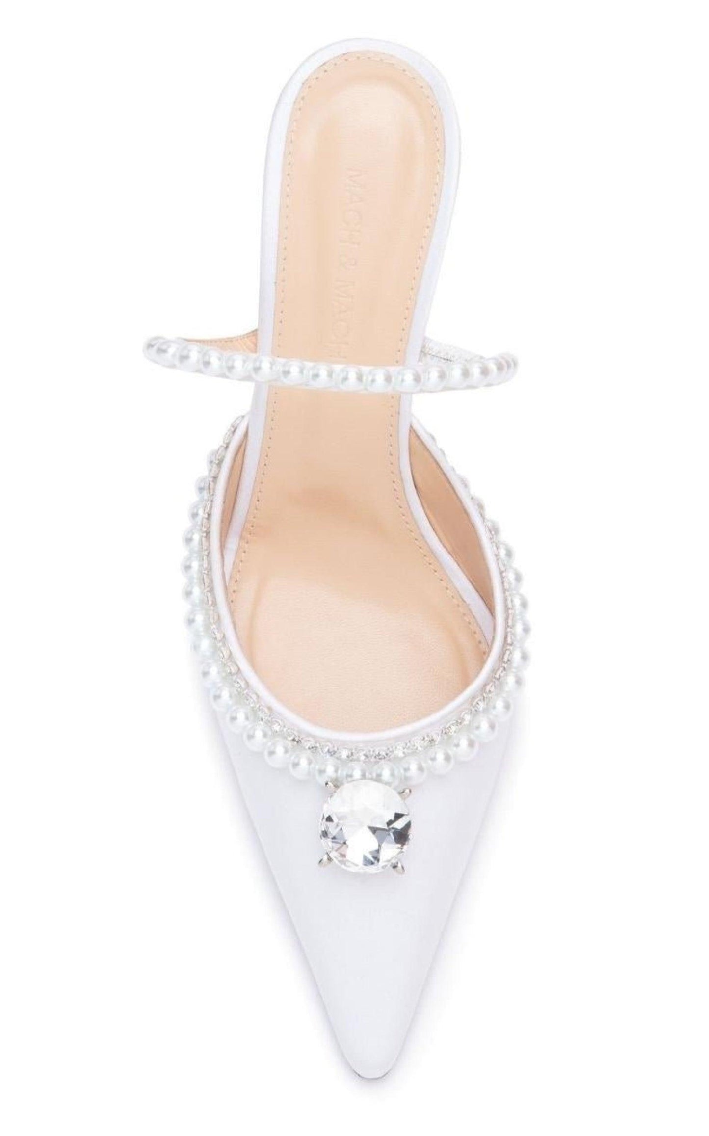 White Diamond & Pearl 65 Heels MACH & MACH