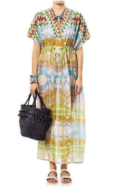 Knitwear Stampa Geometric Print Kaftan Missoni