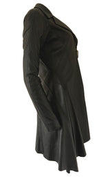 Runway Leather Dress Zip Closure Mugler