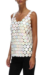 Pearl Blossom Element Top Paco Rabanne