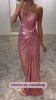 Pink Metallic Cocktail Prom Dress