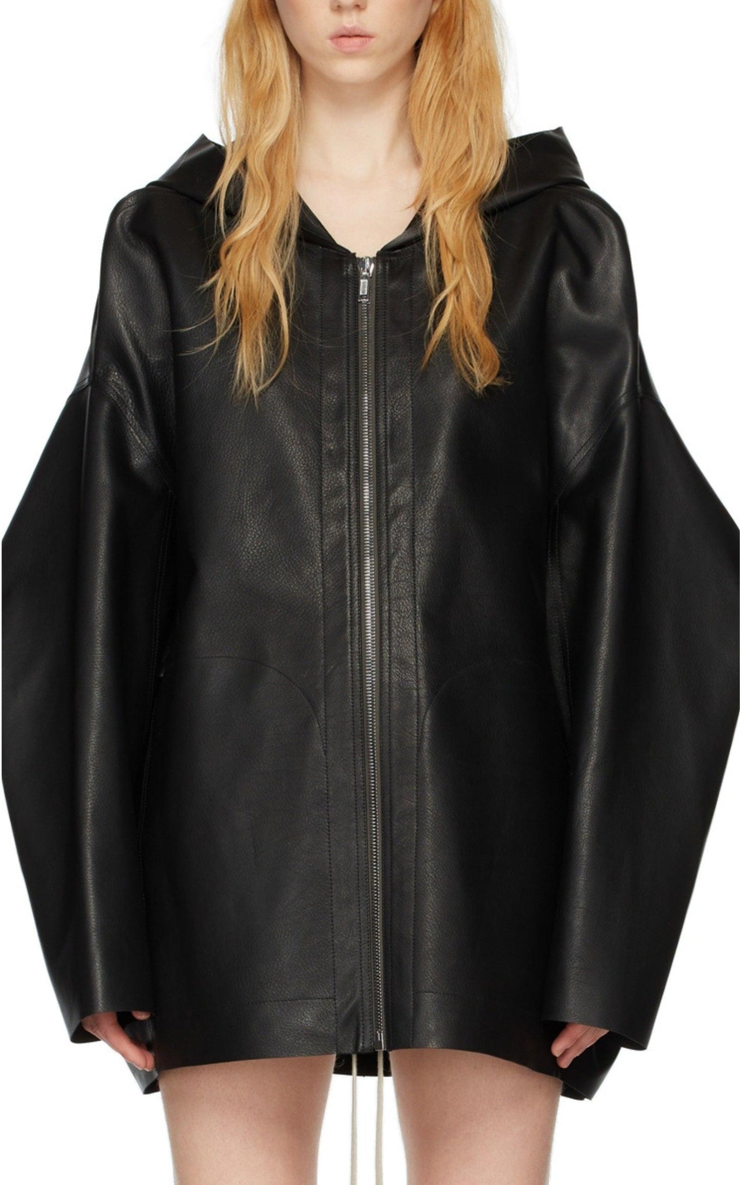 Black Peter Leather Jacket Rick Owens