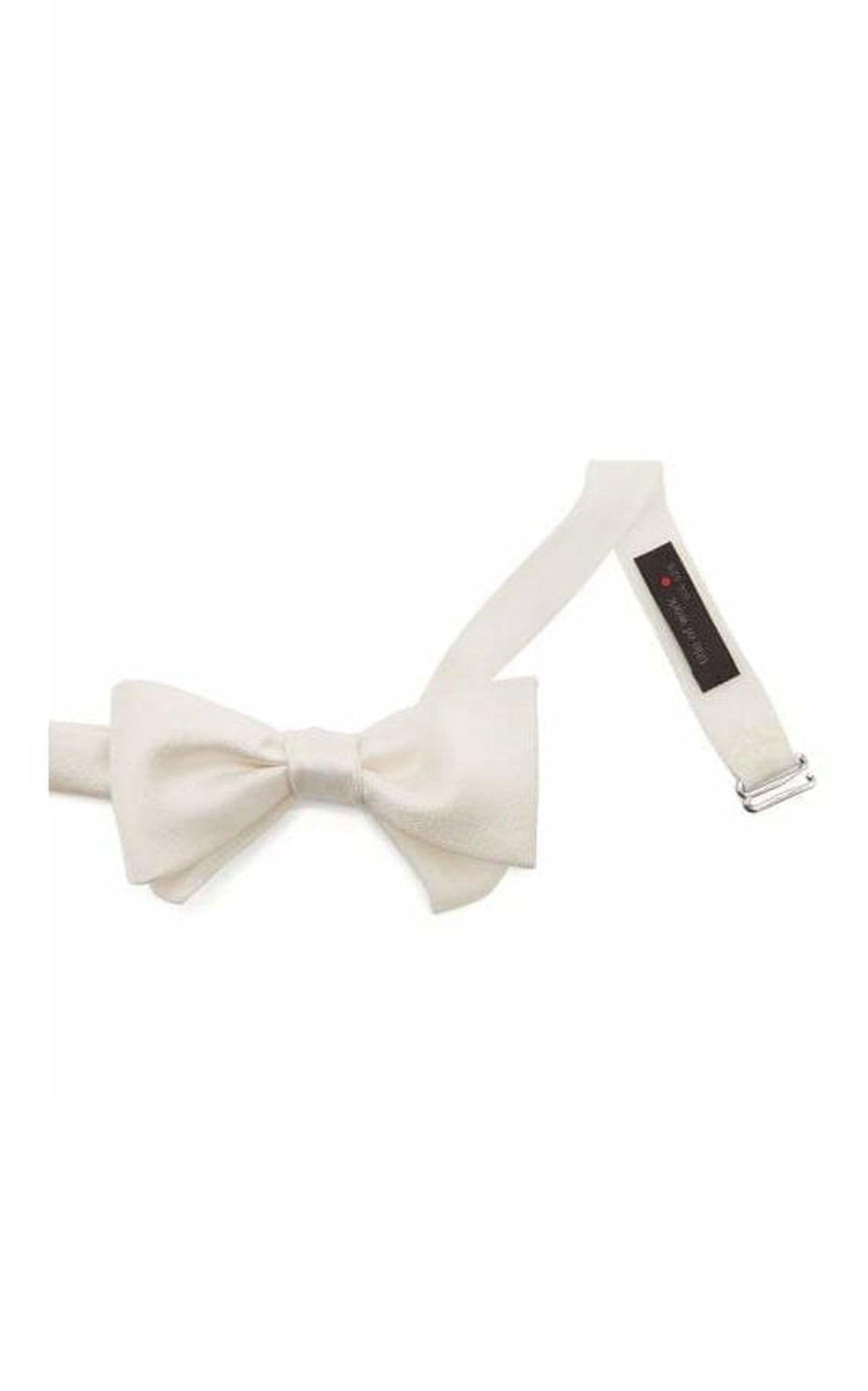 Title of Work by Jonathan Meizler Silk Chiffon Bow Tie