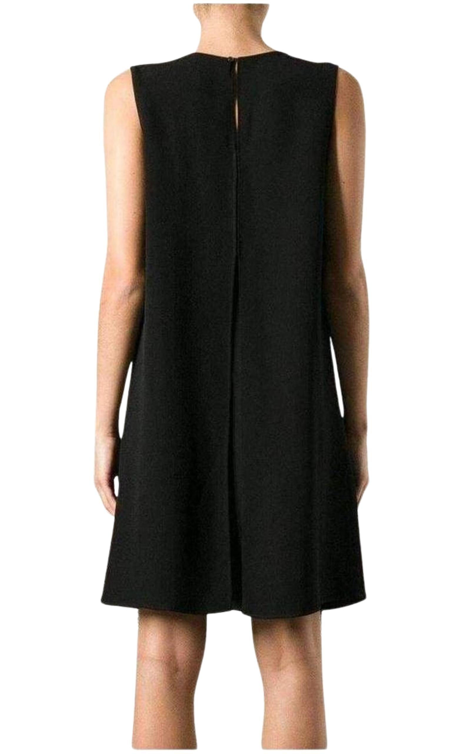 Black Embellished Silk Cocktail Dress Vanessa Bruno