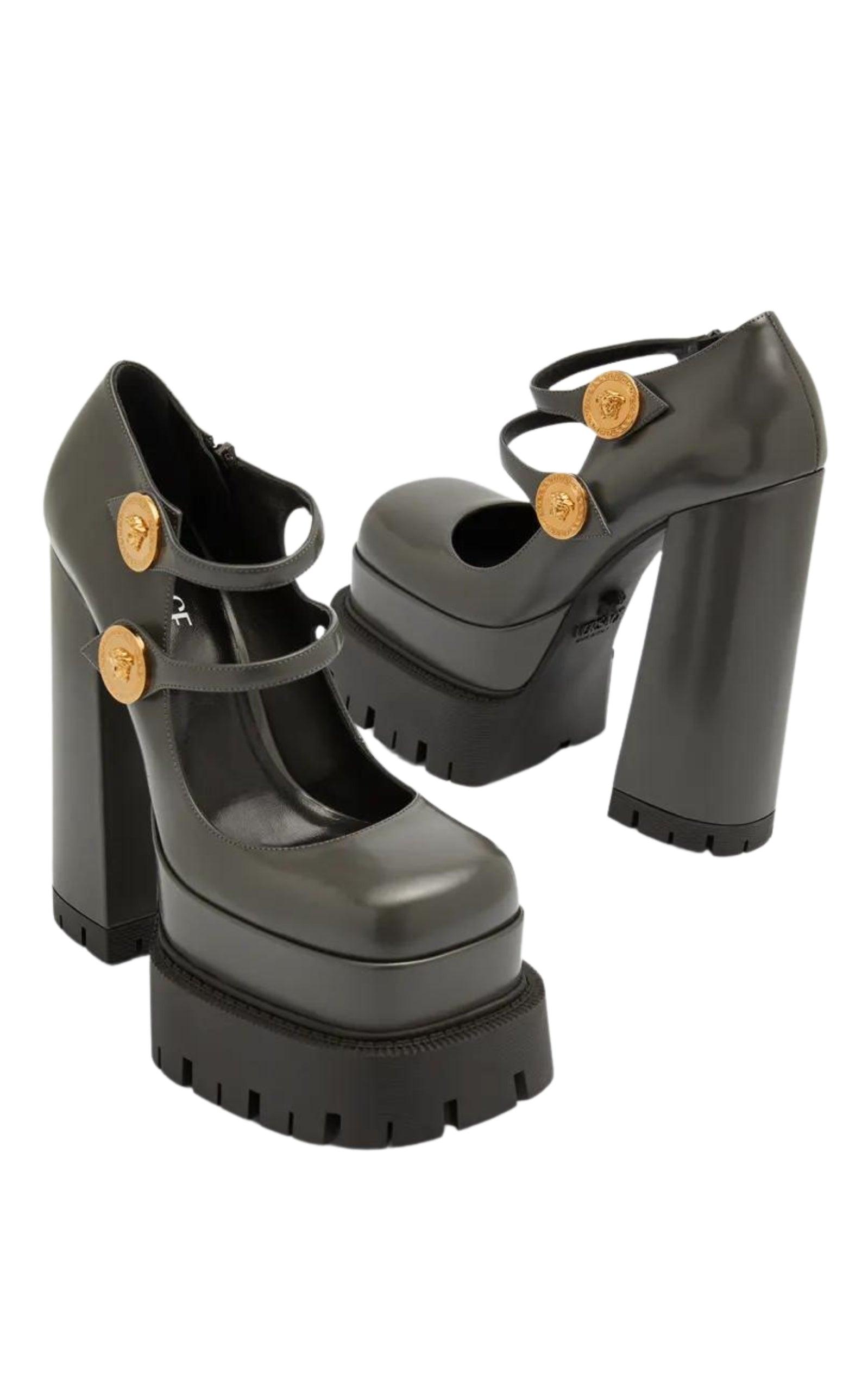 Medusa Aevitas Platform Mary Janes Pump Versace