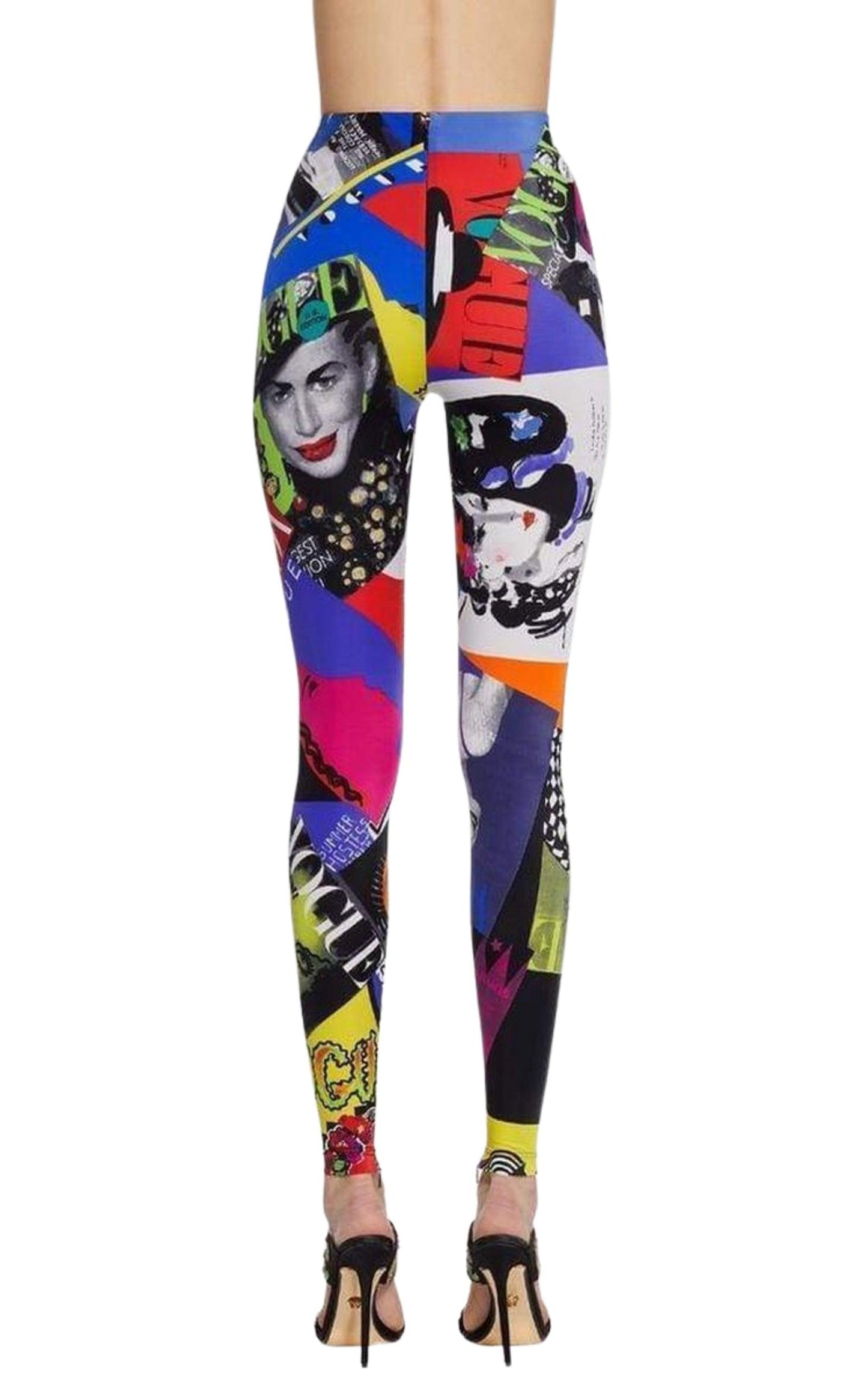 Print Tribute Tights Versace