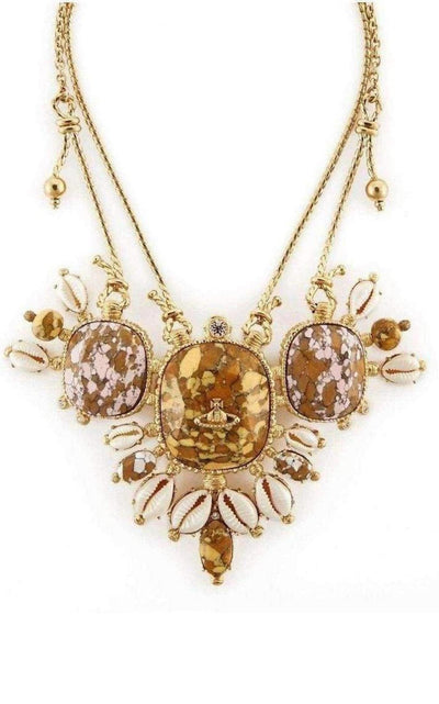 Gold Plated Lusaka Necklace Vivienne Westwood